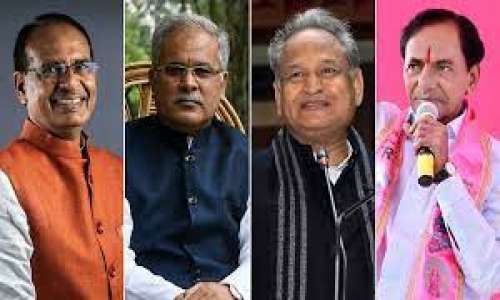 शुरुआती रुझान आए सामने, BJP ने Chhattisgarh, MP, Rajasthan में बनाई बढ़त, Telangana में कांग्रेस